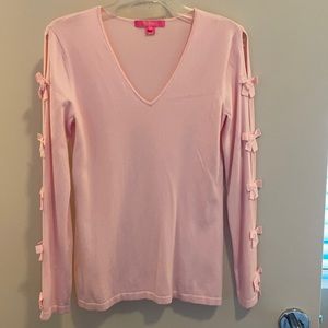 Lilly Pulitzer Pink Bow Sweater